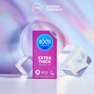 EXS EXTRA THICK - CONDOMS - 12 PIECES