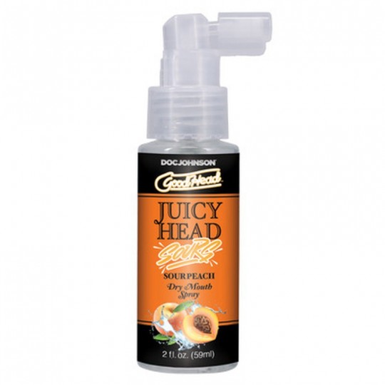 JUICY HEAD - DRY MOUTH SPRAY - SOUR PEACH - 2 FL OZ / 60 ML