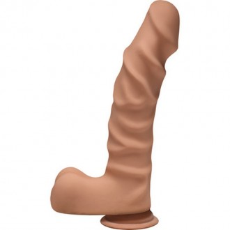 RAGIN' D - REALISTIC ULTRASKYN DILDO WITH BALLS - 9 / 22 CM