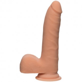 D SLIM - REALISTIC ULTRASKYN DILDO WITH BALLS - 7 / 18 CM