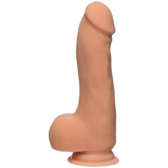 MASTER D - REALISTIC ULTRASKYN DILDO WITH BALLS - 7 / 19 CM