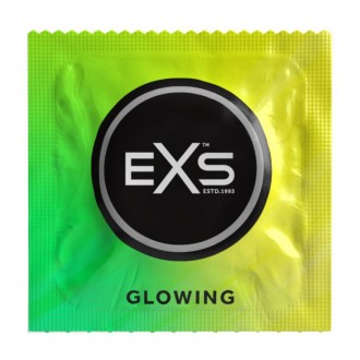 CAIXA COM 3 PRESERVATIVOS EXS GLOW