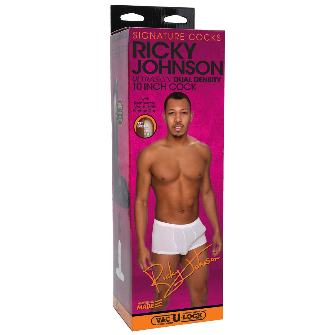 RICKY JOHNSON - REALISTIC ULTRASKYN DILDO - 10 / 25 CM