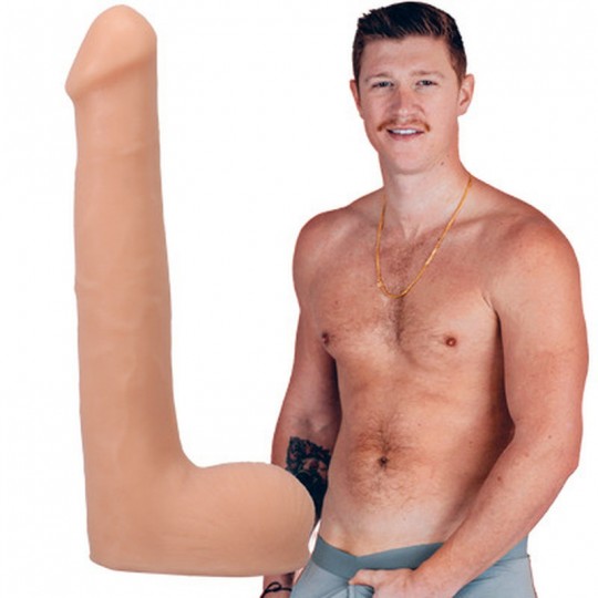 OLIVER FLYNN - REALISTIC ULTRASKYN DILDO - 10 / 25 CM - VANILLA