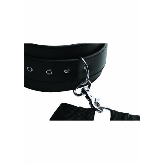 EASY ACCESS THIGH HARNESS WITH WRIST CUFFS