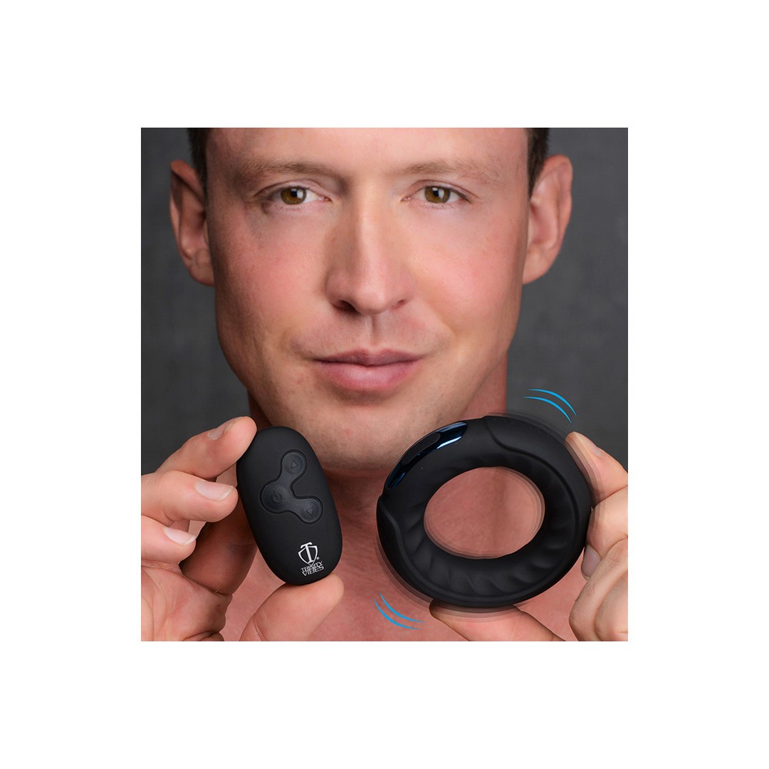 SILICONE COCKRING WITH REMOTE CONTROL