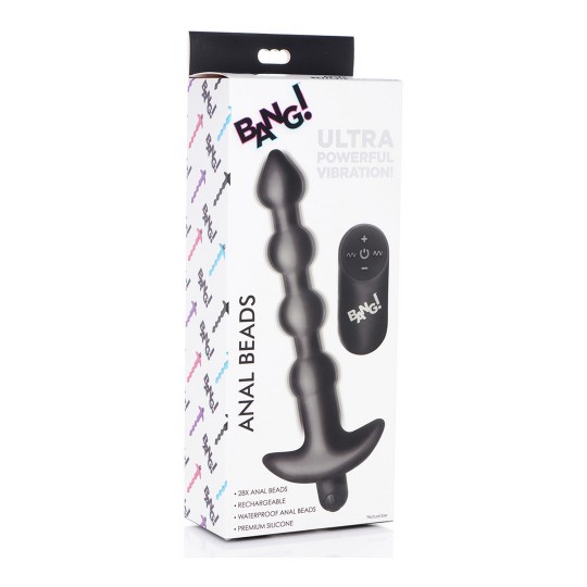 VIBRATING SILICONE ANAL BEADS AND REMOTE CONTROL