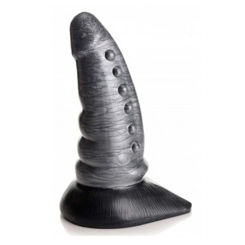 BEASTLY - TAPERED BUMPY SILICONE DILDO