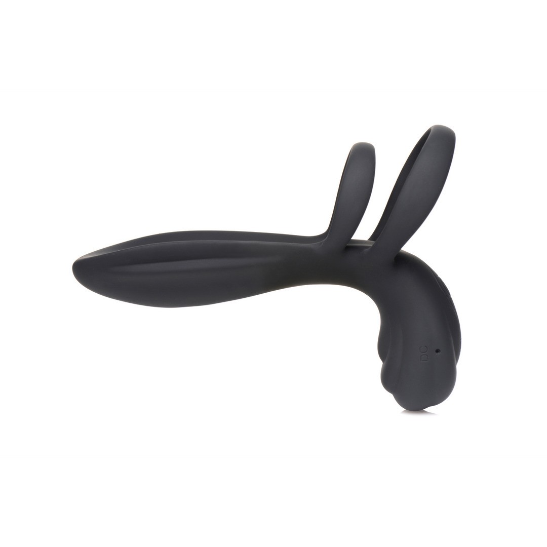 SILICONE VIBRATING PENIS SLEEVE WITH REMOTE CONTROL