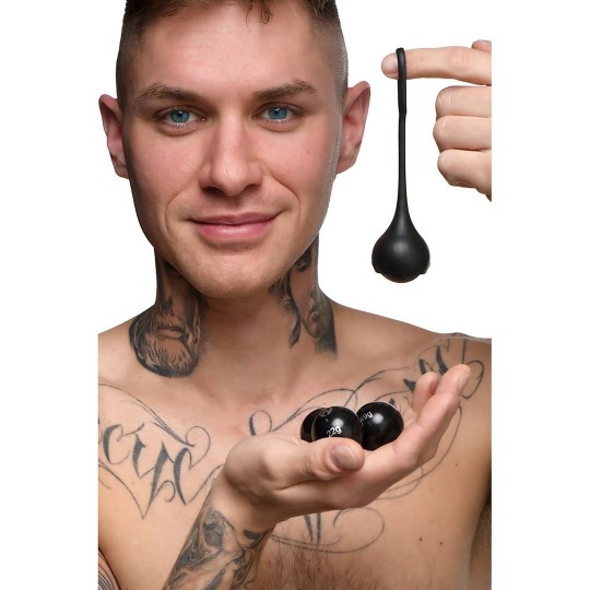 COCK DANGLER - SILICONE PENIS STRAP WITH WEIGHTS