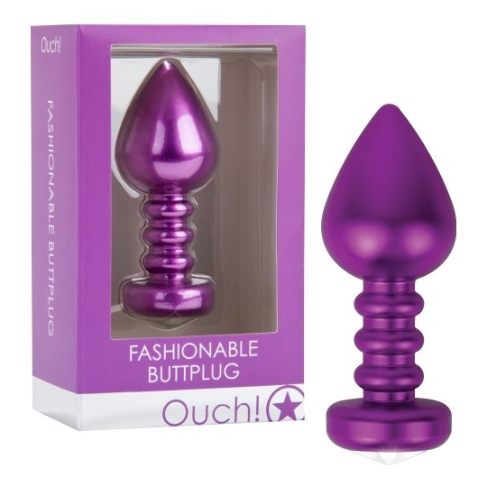 FASHIONABLE BUTTPLUG PURPLE