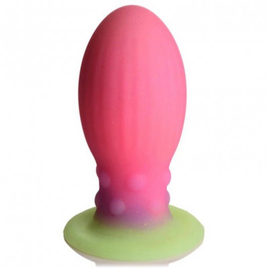 XENO EGG - GLOW IN THE DARK - SILICONE EGG - PINK