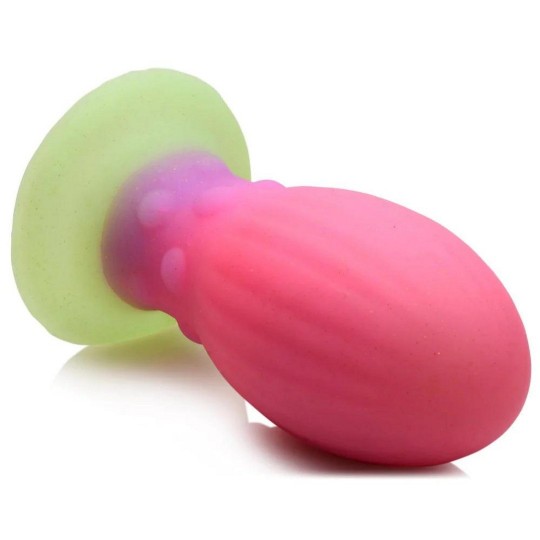 XENO EGG - GLOW IN THE DARK - SILICONE EGG - PINK