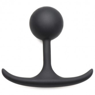 COMFORT PLUGS SILICONE WEIGHTED ROUND PLUG 3.3 - BLACK