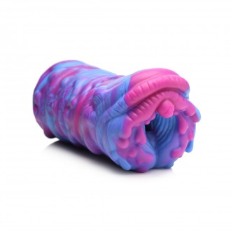 CYCLONE - SILICONE ALIEN VAGINA STROKER - PURPLE