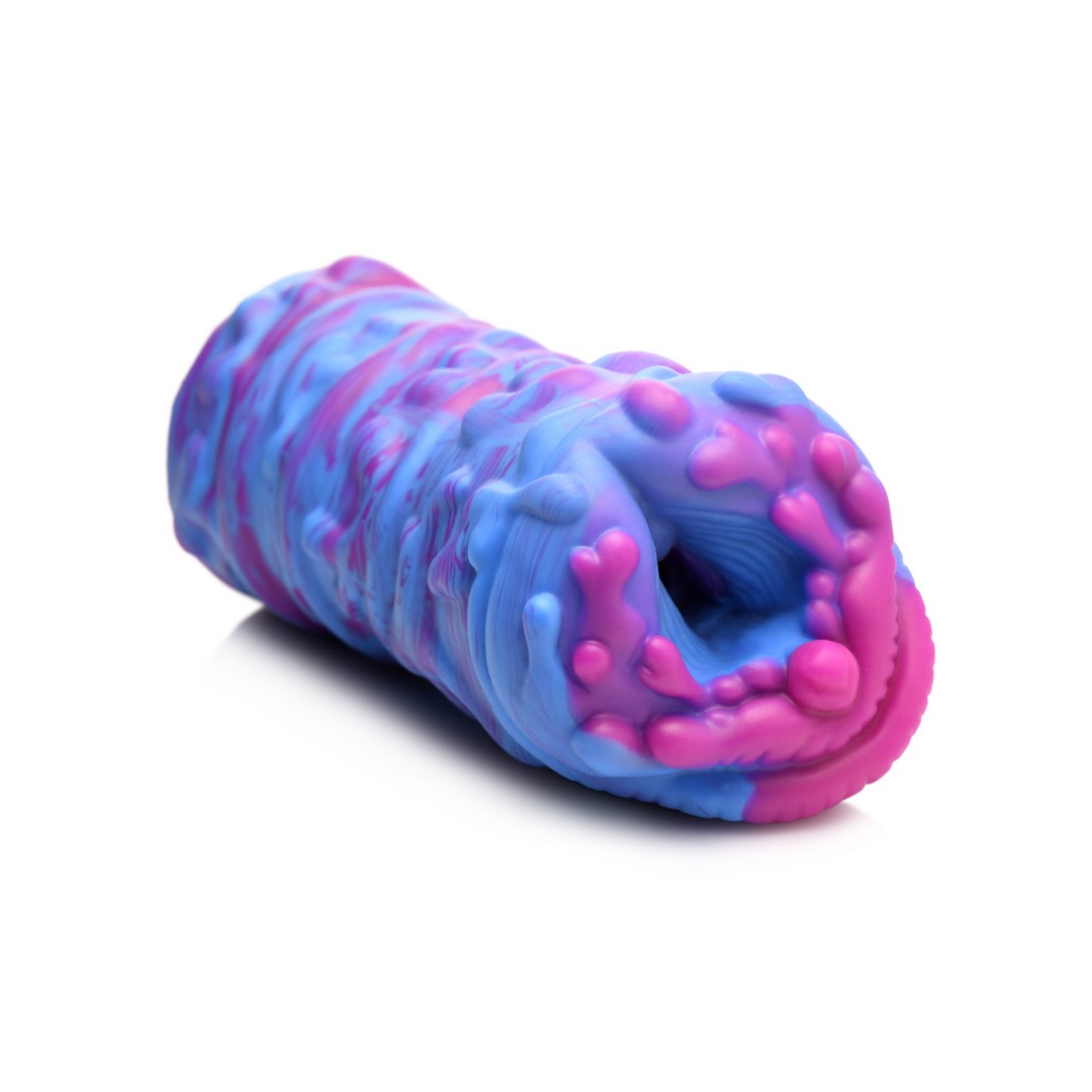 CYCLONE - SILICONE ALIEN VAGINA STROKER - PURPLE