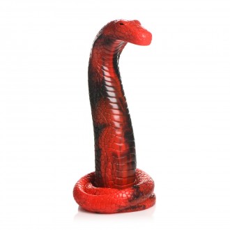 KING COBRA - SILICONE DILDO - RED