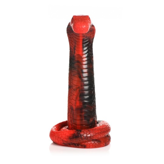 KING COBRA - SILICONE DILDO - RED