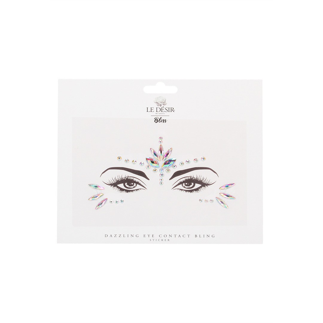 DAZZLING EYE CONTACT BLING STICKER