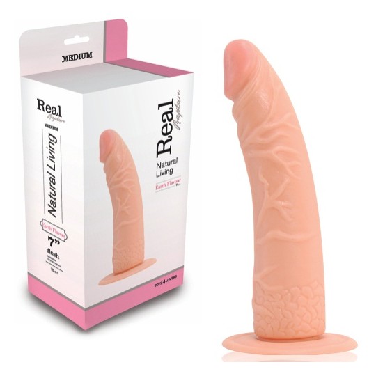 REAL RAPTURE EARTH FLAVOUR REALISTIC DILDO 7&#039;&#039; WHITE