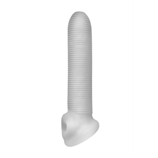 FAT BOY MICRO RIBBED SHEATH - DILDO - 7 / 19 CM