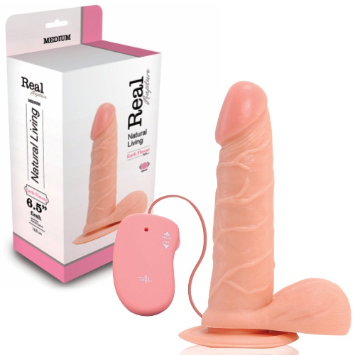 VIBRADOR REALÍSTICO REAL RAPTURE EARTH FLAVOUR 6.5&#039;&#039; BRANCO