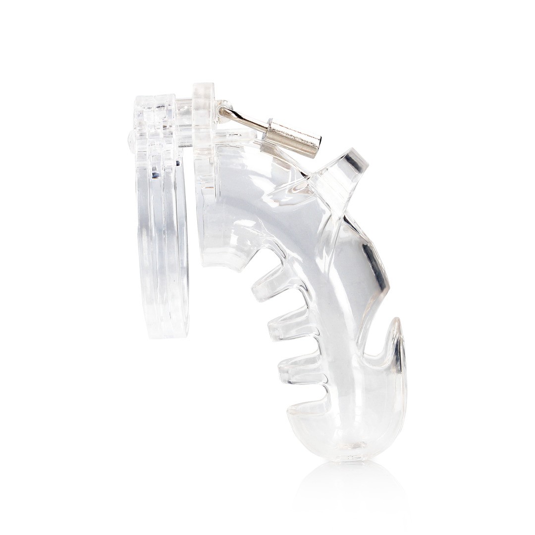 MODEL 26 - CHASTITY CAGE - 4.5&#039;&#039; / 11,5 CM - TRANSPARENT