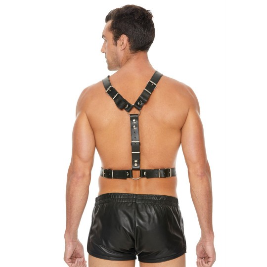 TWISTED BIT LEATHER HARNESS - ONE SIZE