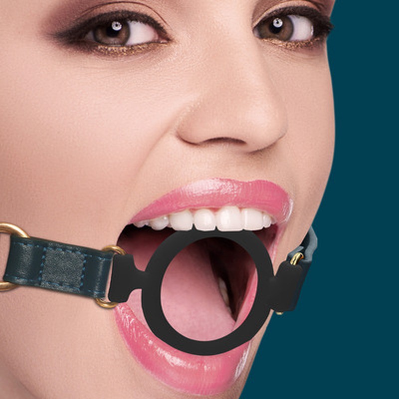 SILICONE OPEN RING GAG