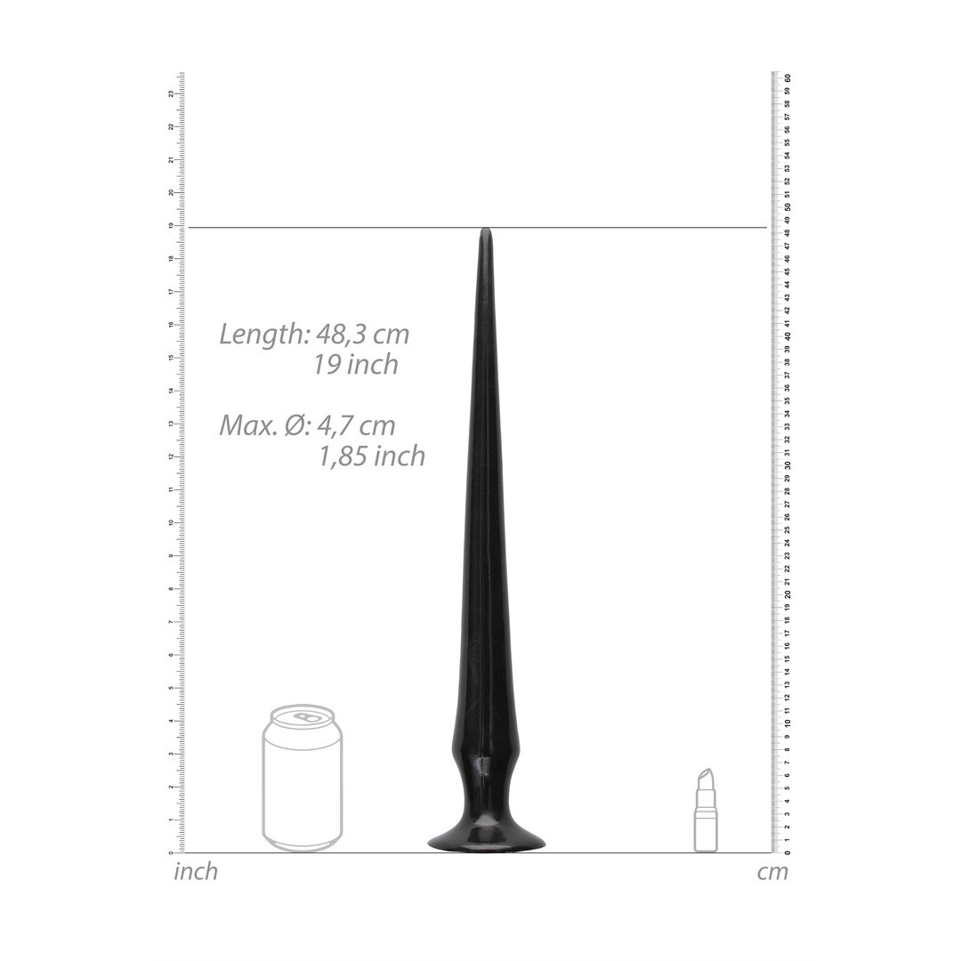 ASS SPIKE DILDO - 20 / 50 CM