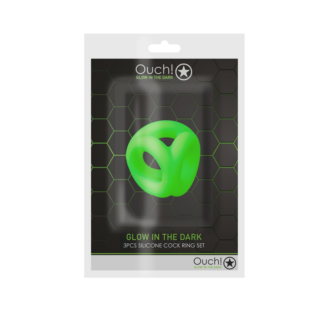 COCKRING  BALL STRAP - GLOW IN THE DARK