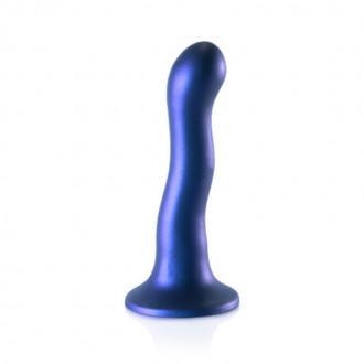 ULTRA SOFT SILICONE CURVY G-SPOT DILDO - 7' / 17 CM