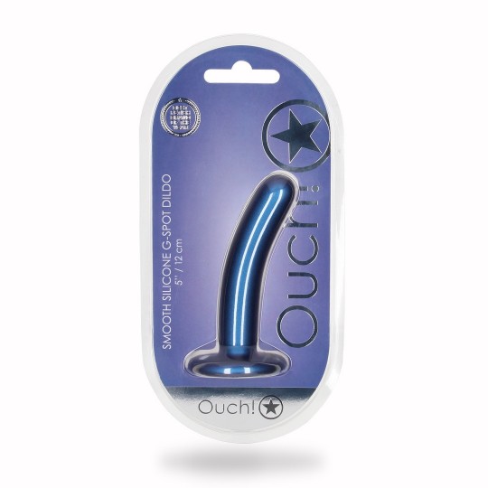 SMOOTH SILICONE G-SPOT DILDO - 5&#039;&#039; / 12 CM