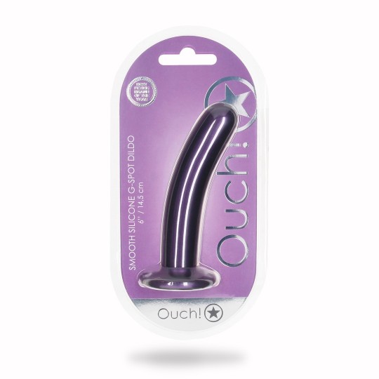 SMOOTH SILICONE G-SPOT DILDO - 6&#039;&#039; / 14,5 CM