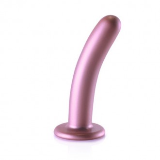 SMOOTH SILICONE G-SPOT DILDO - 6'' / 14,5 CM