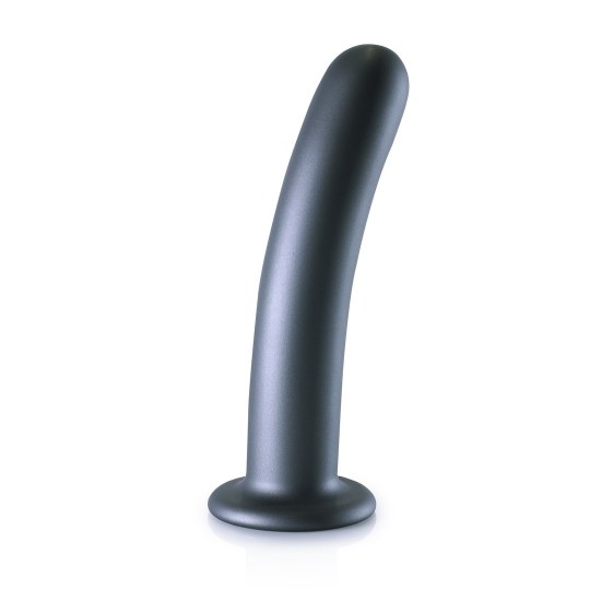 SMOOTH SILICONE G-SPOT DILDO - 7&#039; / 17 CM