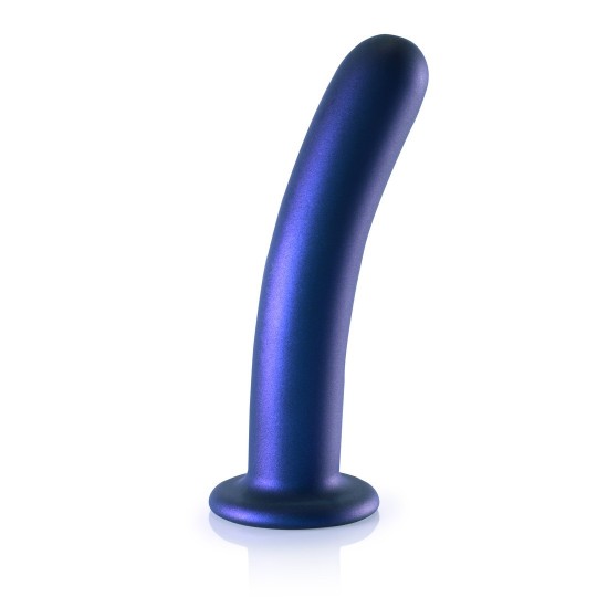 SMOOTH SILICONE G-SPOT DILDO - 7&#039; / 17 CM