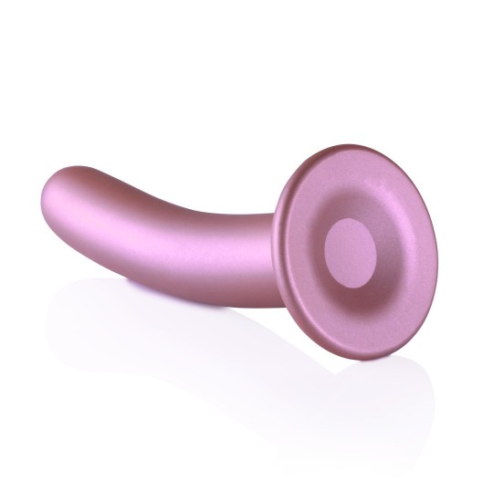 SMOOTH SILICONE G-SPOT DILDO - 7&#039; / 17 CM