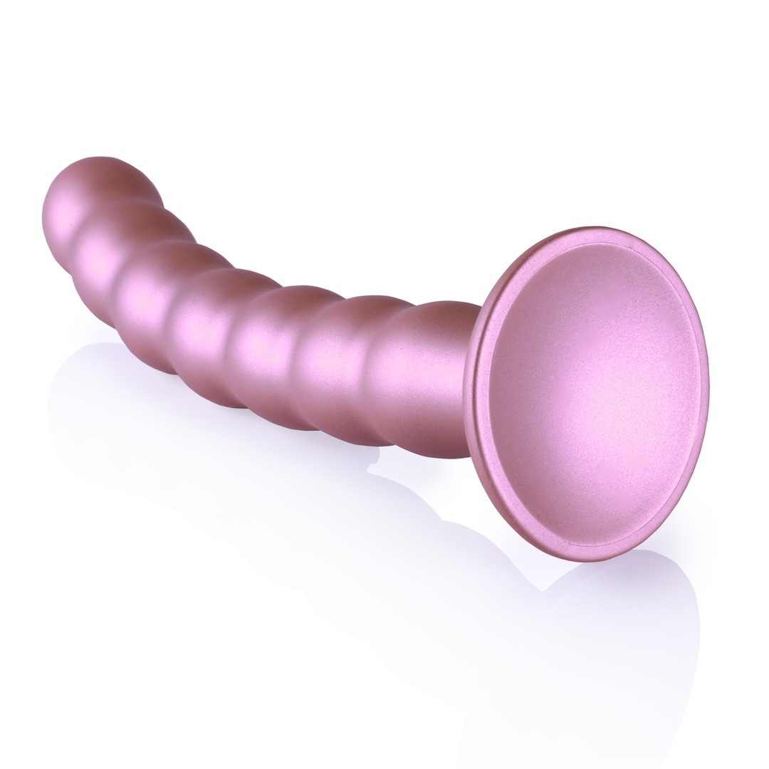 BEADED SILICONE G-SPOT DILDO - 8&#039; / 20,5 CM