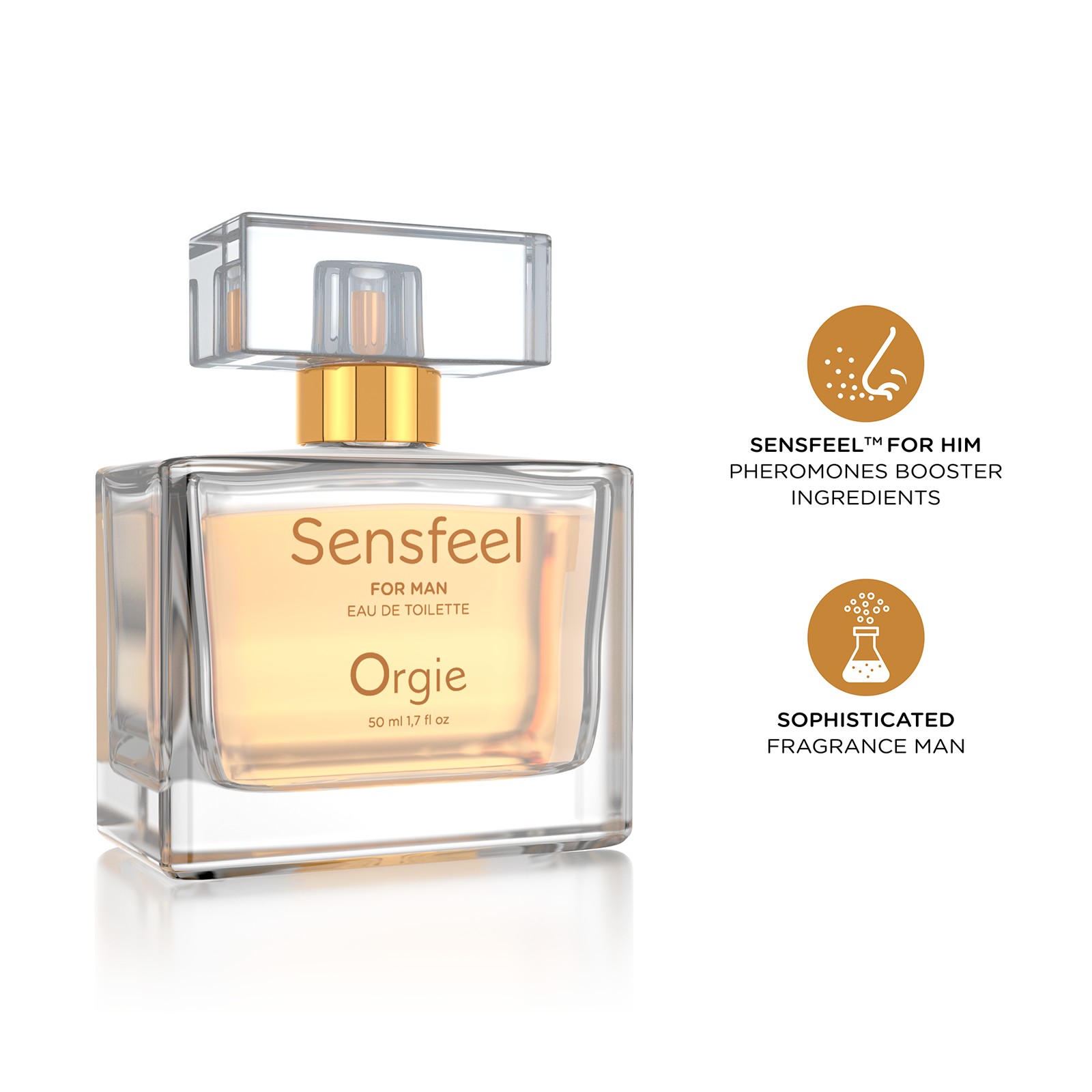 PERFUME COM FEROMONAS SENSFEEL FOR MAN 50ML ORGIE